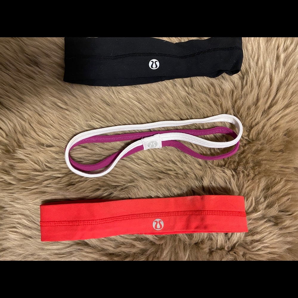 3 Lululemon headbands